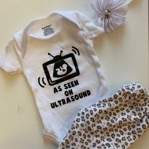 As seen on ultrasound custom onesie